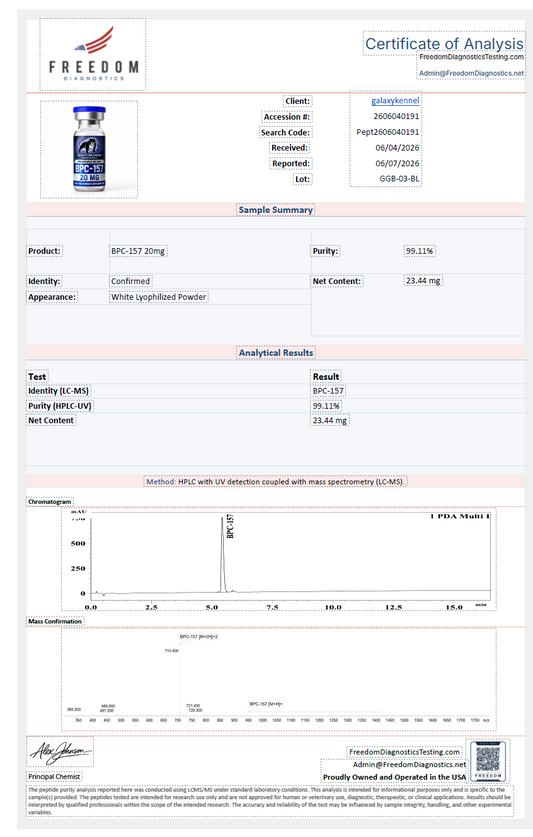 Wolverine Stack BPC+TB 10/10mg