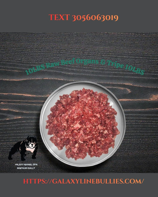 10LBS  Raw Beef Organs & Tripe