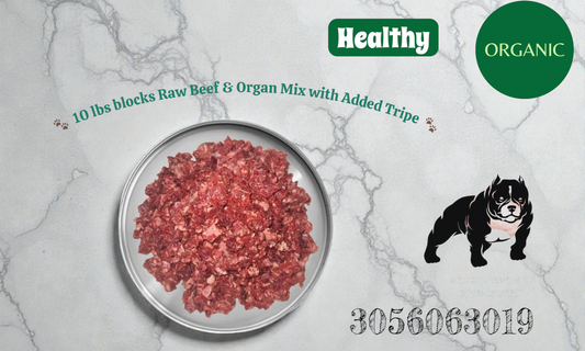 10LBS  Raw Beef Organs & Tripe